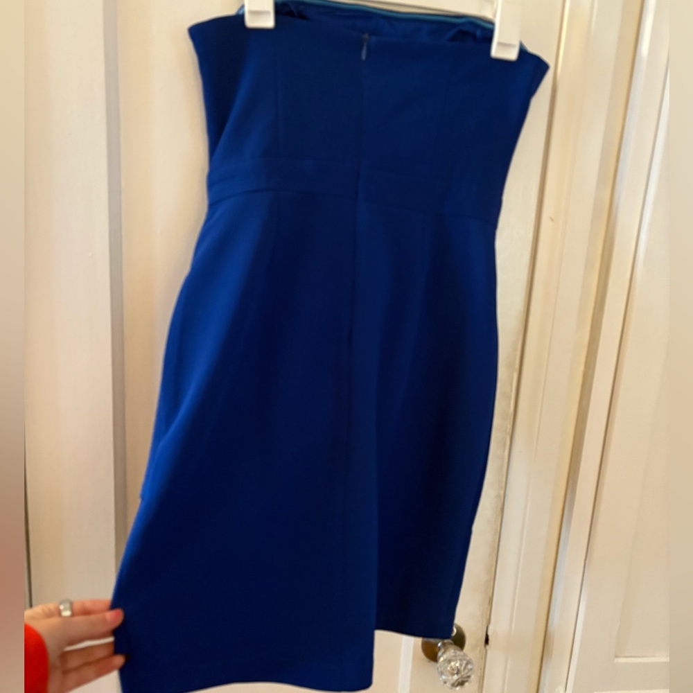 πHP π LuLuβs Royal Blue Peplum Dress πππ - Picture 4 of 9